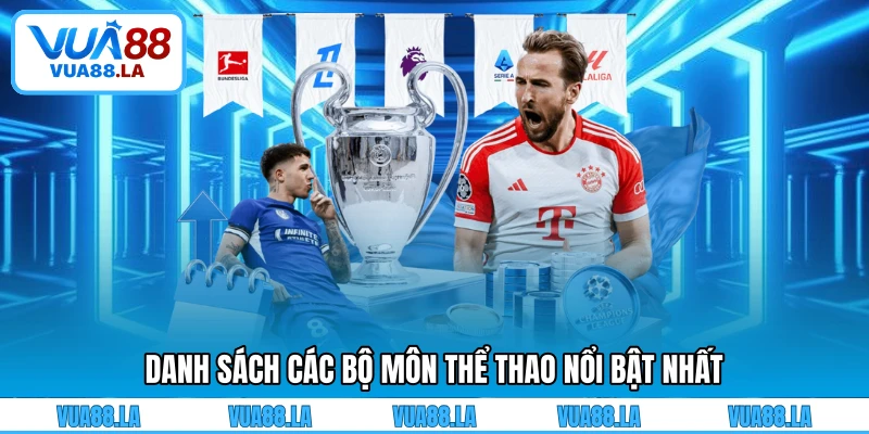 Danh sách các bộ môn thể thao nổi bật nhất