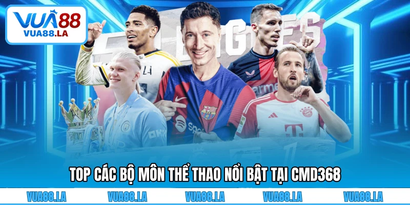Top các bộ môn thể thao nổi bật tại CMD368